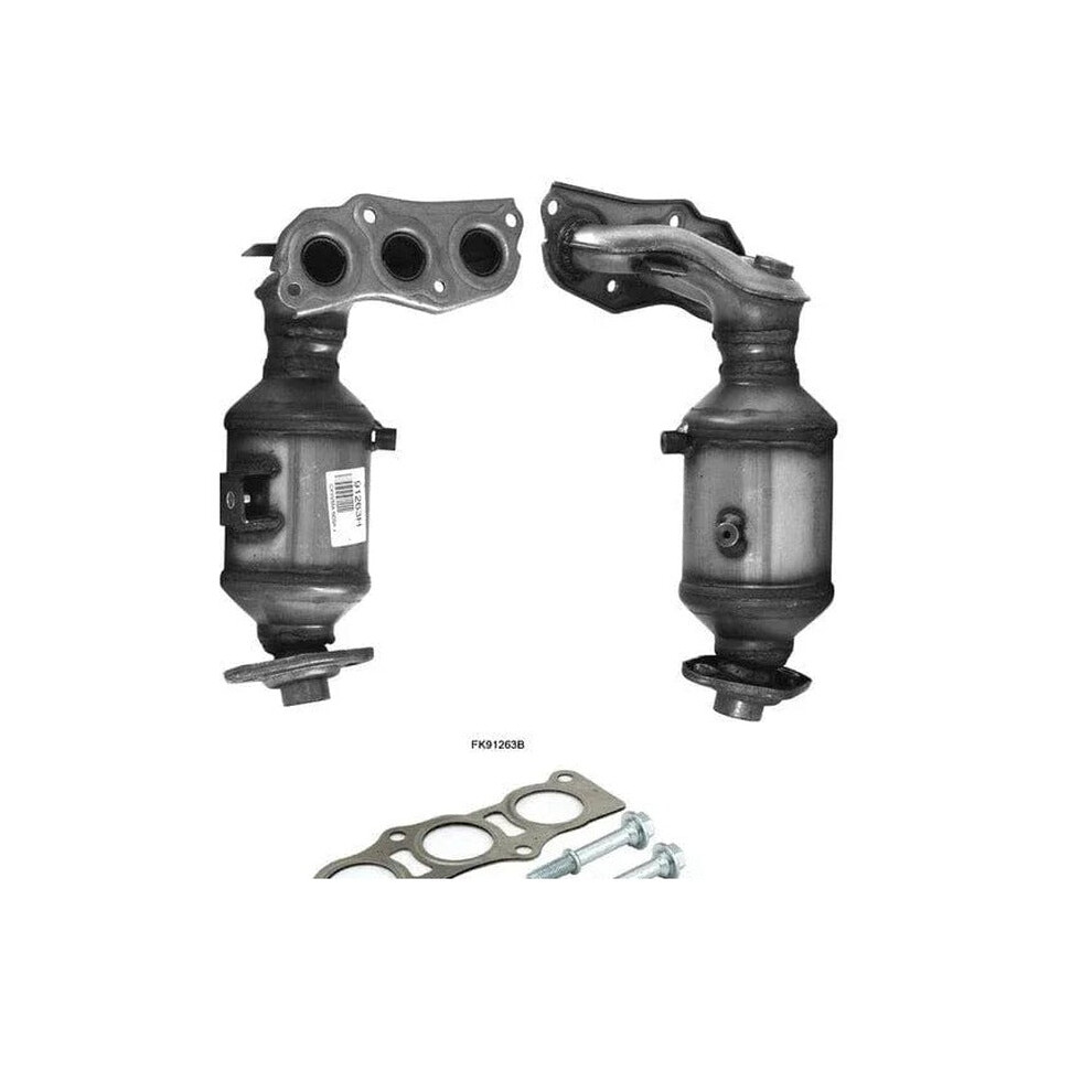 Catalytic Converter Type Approved + Fitting Kit fits CITROEN C1 Mk1 1.0 Front BM - Image 22