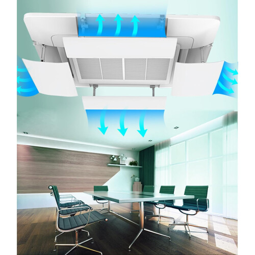 Air conditioner wind deflector for ceiling central air, adjustable antidirect air shield, 5320cm