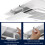 Air conditioner wind deflector for ceiling central air, adjustable antidirect air shield, 5320cm 2