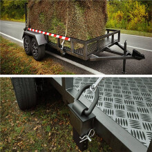Hochbelastbare, Anschweißbare Rungenhalterungen Aus Stahl für Anhänger und LKW. die Rungenhalterungen Passen für Standard-2x4-Rungen.