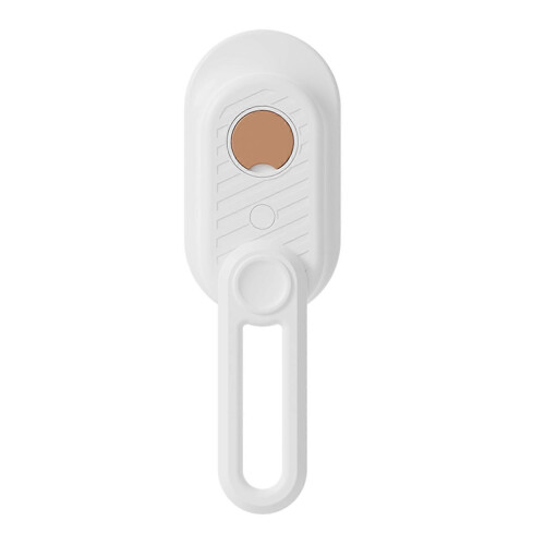 (White) Brosse à poils de chat imperméable violette, adaptée à toutes les races
