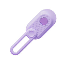(Purple) Spazzola per il lavaggio del pelo del gatto con rivestimento impermeabile, colore viola, adatta a tutte le razze.