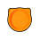 (Orange) Window Mounted Cat Perch Bed & Kitten Nest Space-Saving Resting Seat with Suction Cup 1