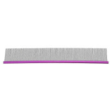 (Purple) Red Pet Deshedding Comb for Dogs & Cats Puppy Kitten Fur Removal Brush Grooming Tool
