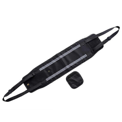(Reflective black, S) Dog Support Sling with Front Clip Handle No Pull for Elderly Disabled Pets Most Sizes