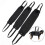 (Black, M) Dog Support Sling with Front Clip Handle No Pull for Elderly Disabled Pets Most Sizes 2