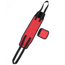(Red, M) Dog Support Sling with Front Clip Handle No Pull for Elderly Disabled Pets Most Sizes