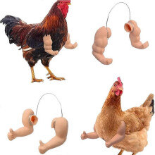 (Muscle arm) 2pcs/set Adjustable Chicken Arms Toys Cosplay Decor Funny Strong for Hens Roosters