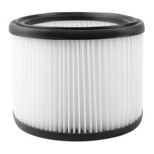 Pleated filter suitable for Flex VC 21 L MC, VC 25 L MC and VCE 26 L MC  performance when vacuuming
