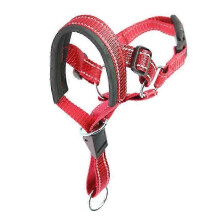 (red, XL) Collare imbottito regolabile per cani, anti-trazione, strumento di addestramento per passeggiate, adatto a tutte le taglie.