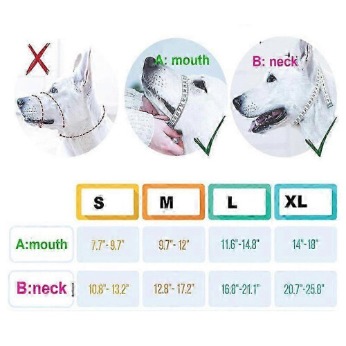 (orange, XL) Padded Adjustable Dog Headcollar No Pull Training Tool for Walks Fits All Sizes 2
