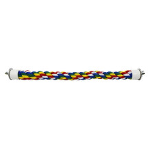 (40cm) 80cm Bendable Cotton Rope Perch Toy for Small Birds Budgie Cockatiel Conure Finch Parakeet Climbing