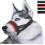 (L red) Black Durable Head Strap Muzzle for Small Medium Large Dogs 1