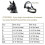 (L red) Black Durable Head Strap Muzzle for Small Medium Large Dogs 4