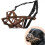 (Camo Brown, S) Anti-bite Dog Muzzle Basket Muzzle For Large Dog With Adjustable Straps-yezi 1