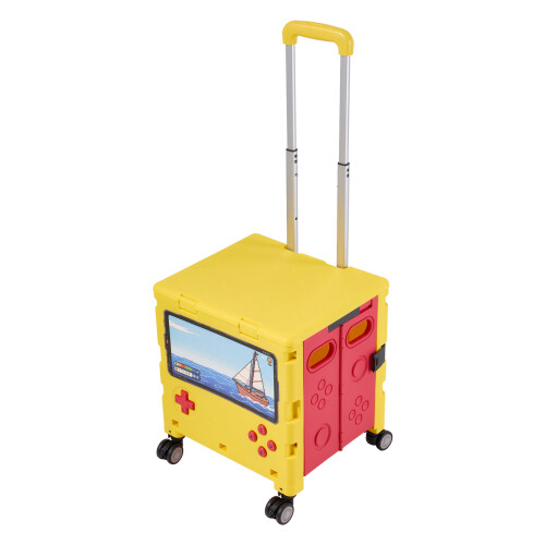 Living And Home Folding 32L Shopping Trolley Cart with Wheels