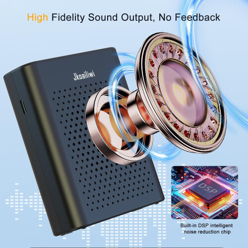 Voice Amplifier with Wireless Lapel Microphone for Teachers 2