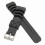 SEIKO DIVER'S Watch Band in Black Rubber Replacement strap for 22MM Size 2