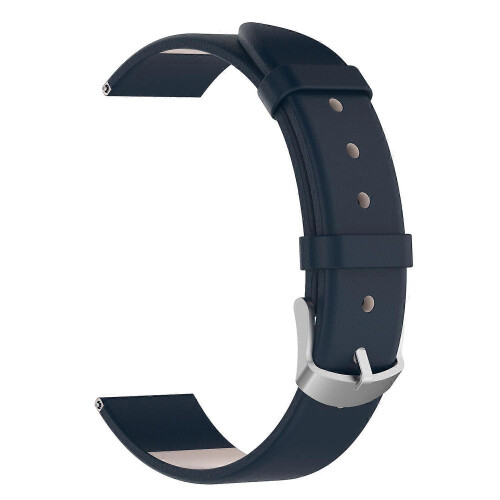 (Dark Blue, Multicolor) For Garmin Lily 2 Leather Watch Strap Adjustable Watch Band Replacement - Wine Red