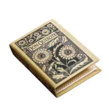 Novelty Book Wallets, Vintage Clutch Bookish Multi Card and Cash Holder for Book Lover Gift (DON QUIXOTE, 4 5.5 0.78)