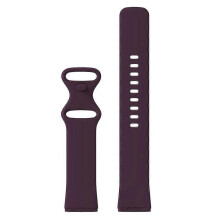 (S, dark purple) Silicone Bracelet Strap For Fitbit Versa 3/4 Smart Watch Band Replacement Watchband For Fitbit Sense