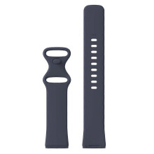 (S, blue-gray) Silicone Bracelet Strap For Fitbit Versa 3/4 Smart Watch Band Replacement Watchband For Fitbit Sense