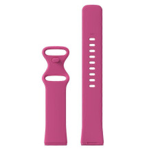 (L, rose red) Silicone Bracelet Strap For Fitbit Versa 3/4 Smart Watch Band Replacement Watchband For Fitbit Sense