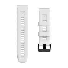 (QuickFit 26mm, white) QuickFit 22mm 26mm Strap For Garmin Fenix 7X 7 Solar/6X 6 Pro 5 5X Plus 3 3HR/Epix Smartwatch Watch Band Silicone Bracelet 1:1