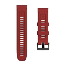 (QuickFit 22mm, red) QuickFit 22mm 26mm Strap For Garmin Fenix 7X 7 Solar/6X 6 Pro 5 5X Plus 3 3HR/Epix Smartwatch Watch Band Silicone Bracelet 1:1