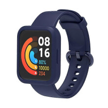 (Dark Blue/Blue/Navy Blue, Ocean blue) For Xiaomi Redmi Watch 2/Redmi Watch 2 Lite Solid Color Silicone Watch Band Strap Drop-proof Watch C