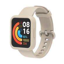 (Ivory White/White/Ivory White, White) For Xiaomi Redmi Watch 2/Redmi Watch 2 Lite Solid Color Silicone Watch Band Strap Drop-proof Watch C