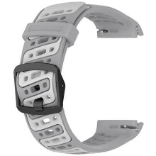 (Grey) Compatible For Coros Pace Pro Silicone Watch Band 22mm Width Adjustable Strap