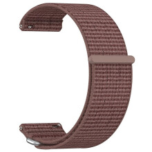 (Smoky Purple, Multicolor) For Garmin Venu X1 Wrist Strap Magic Tape Nylon Loop Watch Band with Metal Ring