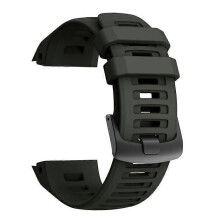 (Grey) Compatible For Garmin Instinct Silicone Watch Band Replacement Sporty Wrist Strap