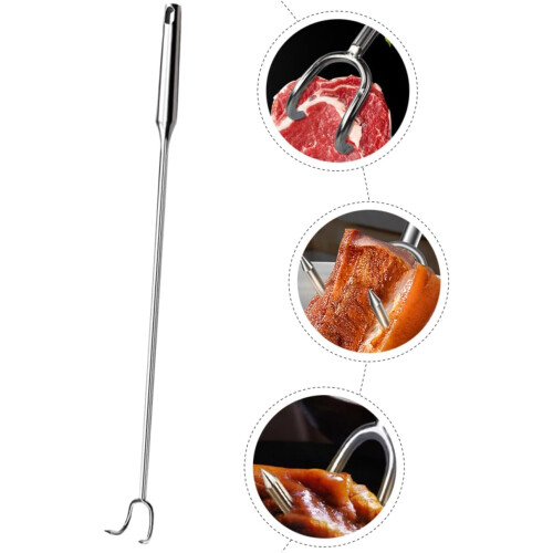 Grill Turner Hook Stainless Steel Silver 1