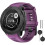 (Purple) ZRUXE Soft Silicone Replacement Watch Strap for Garmin Instinct/ Solar/ Tactical 1