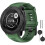 (Army Green) ZRUXE Soft Silicone Replacement Watch Strap for Garmin Instinct/ Solar/ Tactical 1