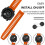 (Orange) ZRUXE Soft Silicone Replacement Watch Strap for Garmin Instinct/ Solar/ Tactical 5