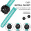 (Mint Green) ZRUXE Soft Silicone Replacement Watch Strap for Garmin Instinct/ Solar/ Tactical 5