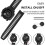 (Black) ZRUXE Soft Silicone Replacement Watch Strap for Garmin Instinct/ Solar/ Tactical 5