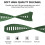 (Army Green) ZRUXE Soft Silicone Replacement Watch Strap for Garmin Instinct/ Solar/ Tactical 4