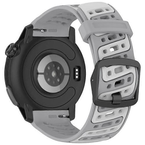 (Grey) Compatible For Coros Pace Pro Silicone Watch Band 22mm Width Adjustable Strap 2