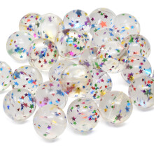 25 Bouncy Balls for Kids Party Favors  Stars Bouncy Ball 27mm  Superball Small Rubber Balls for Kids