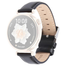(Black, Multicolor) For Garmin Lily 2 Active/Lily 2 Wrist Strap 14mm Top Layer Cowhide Leather Watch Band - Brown