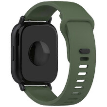 (DarkGreen) Compatible For Xiaomi Redmi Watch 5 Active / Watch 5 Lite Replacement Strap Soft Silicone Watch Band
