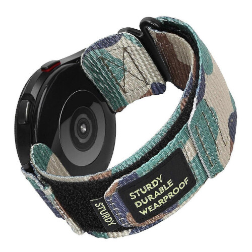 (Multicolor) Nylon Canvas Watch Strap 22mm