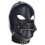 Gimp Mask Wicked Demon  Leather Mask with Plush Lining Adjustable Back Tie Removable 1