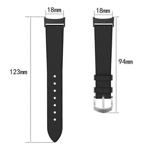 Quick Release Genuine Leather Smart Watch Band Wrist Strap for Fitbit Charge 5 2