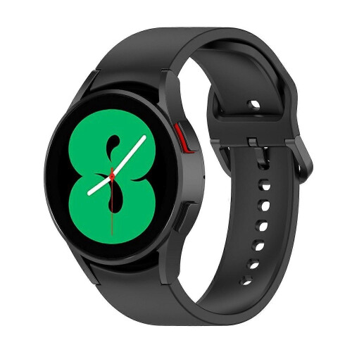 (Black) Silicone Strap For Samsung Galaxy Watch 6 / 6 Classic 1