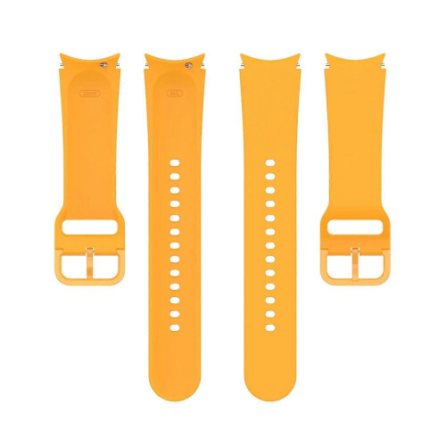 (Yellow) Silicone Strap For Samsung Galaxy Watch 6 / 6 Classic 2